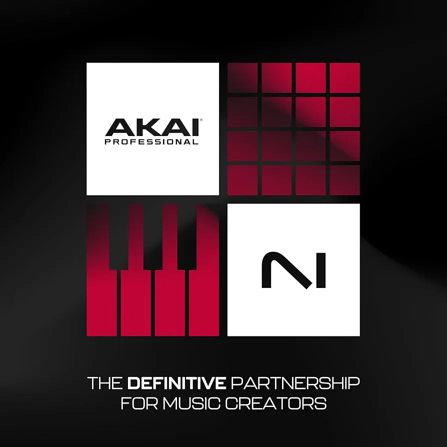 Akai Professional MPK Mini MK3 - 25 Key USB MIDI Keyboard Controller With 8 Backlit Drum Pads, 8 Knobs, Music Production Software and Native Instruments Sound Package , Black