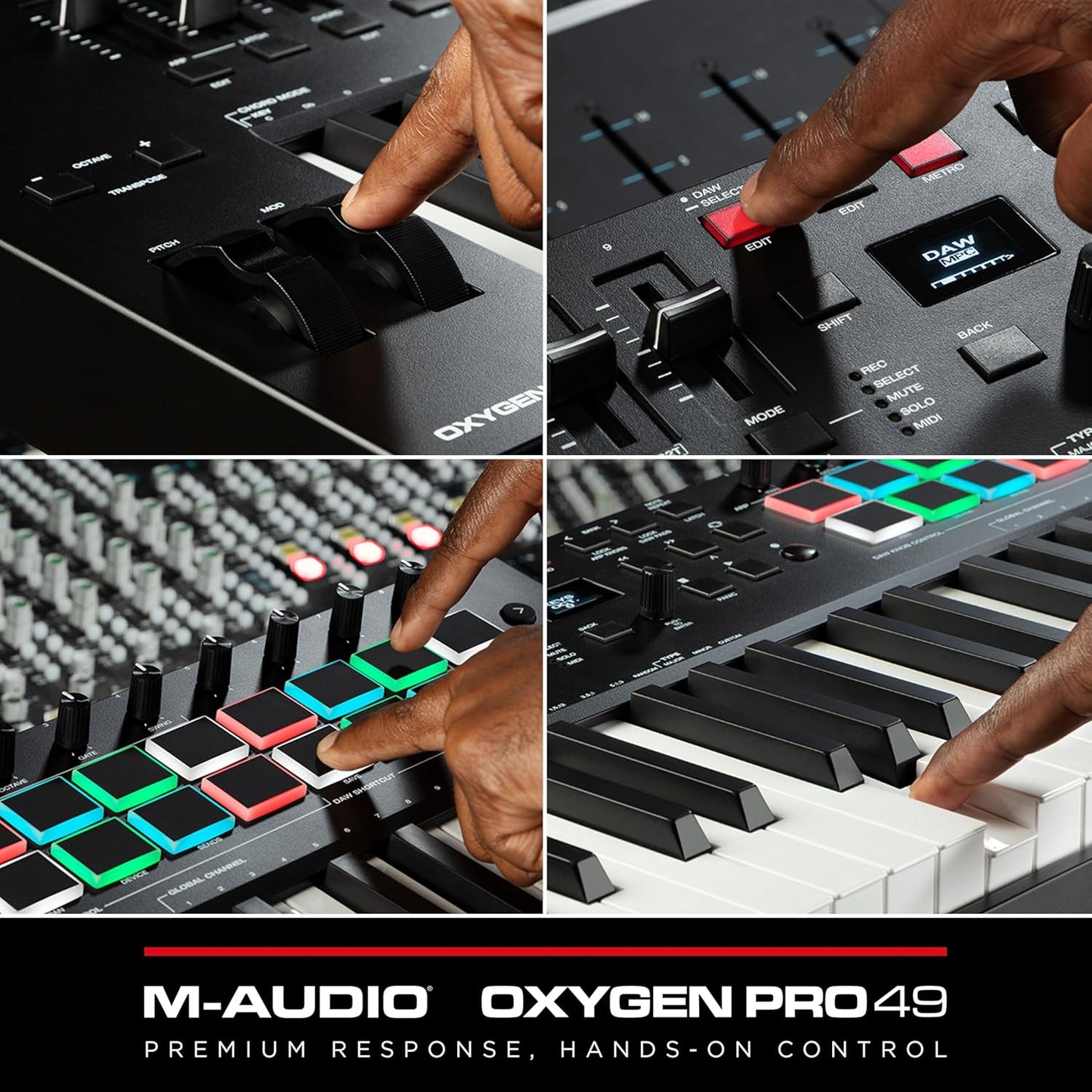 M-Audio Oxygen Pro 49 - 49 Key USB MIDI Keyboard Controller