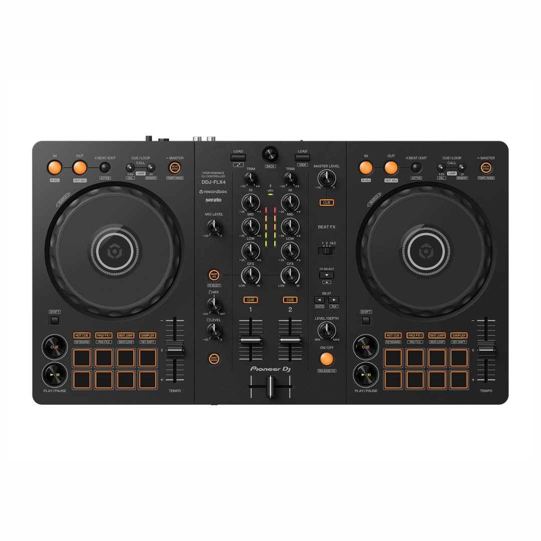 Pioneer DJ DDJ-FLX4 2-Deck Rekordbox and Serato DJ Controller