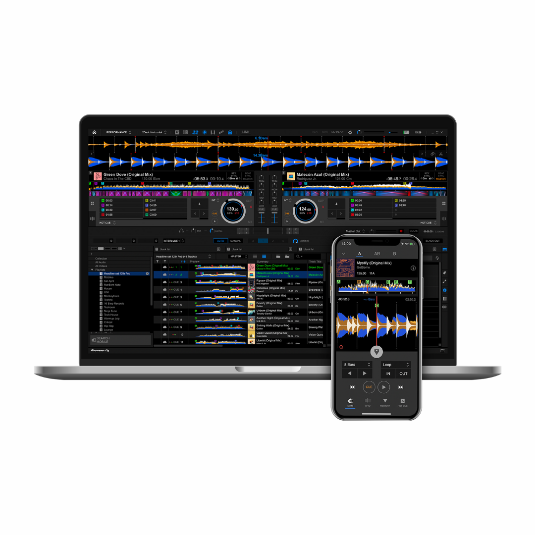 Pioneer DJ DDJ-FLX4 2-Deck Rekordbox and Serato DJ Controller