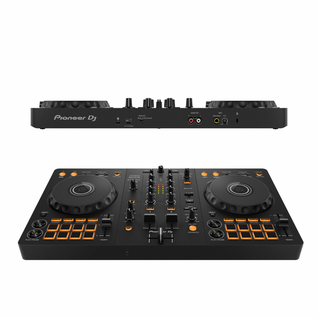 Pioneer DJ DDJ-FLX4 2-Deck Rekordbox and Serato DJ Controller