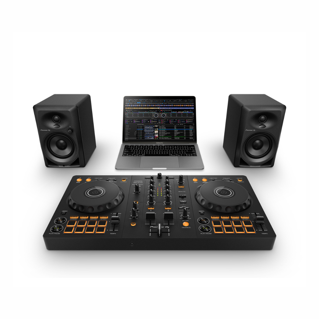 Pioneer DJ DDJ-FLX4 2-Deck Rekordbox and Serato DJ Controller