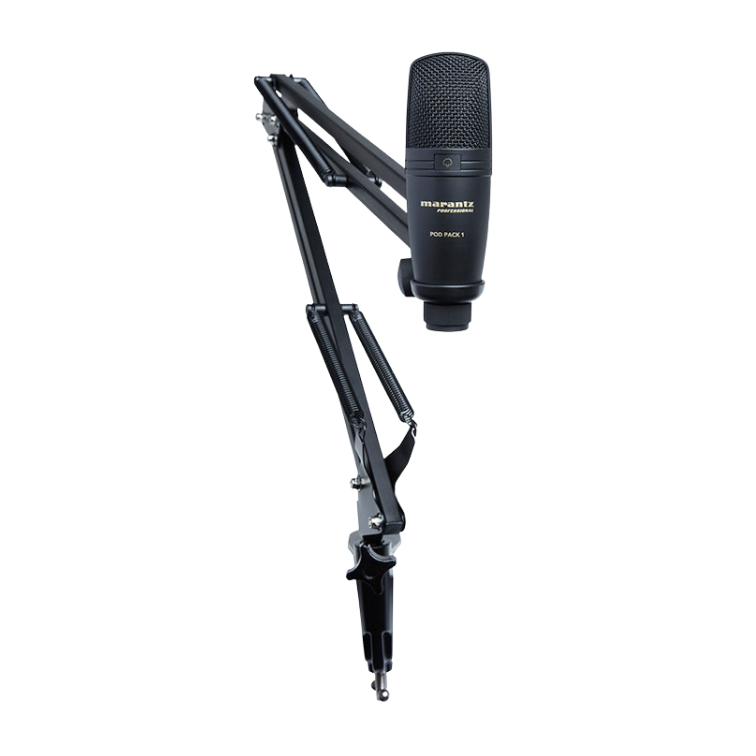 Marantz Pod Pack 1 USB Microphone With Broadcast Stand & Cable