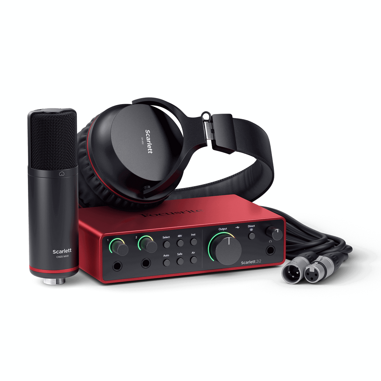 Focusrite Scarlett Solo Studio 4th Gen USB Audio Interface Pack