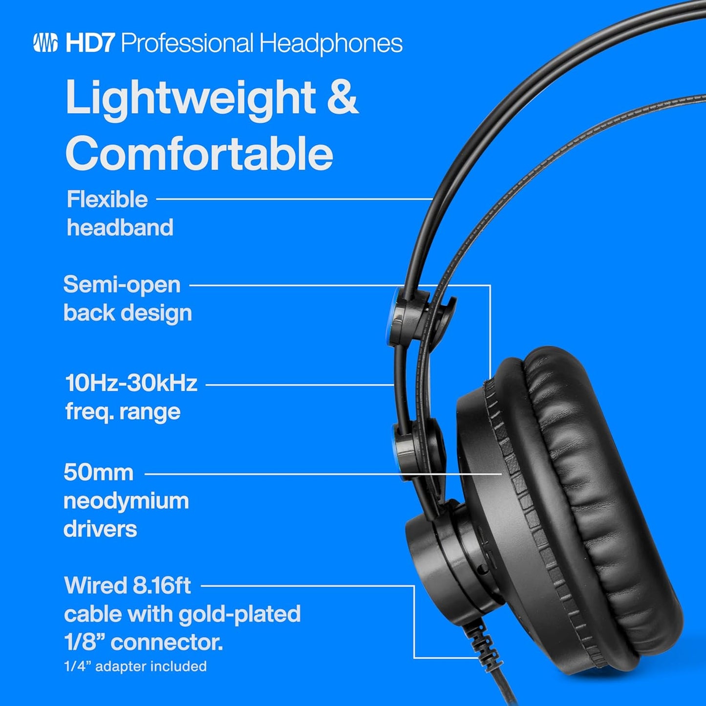 PreSonus HD7 Professional Monitoring Headphones