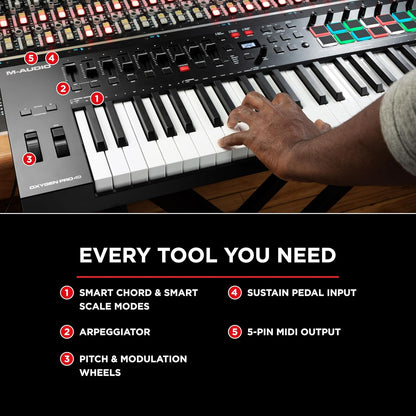 M-Audio Oxygen Pro 49 - 49 Key USB MIDI Keyboard Controller