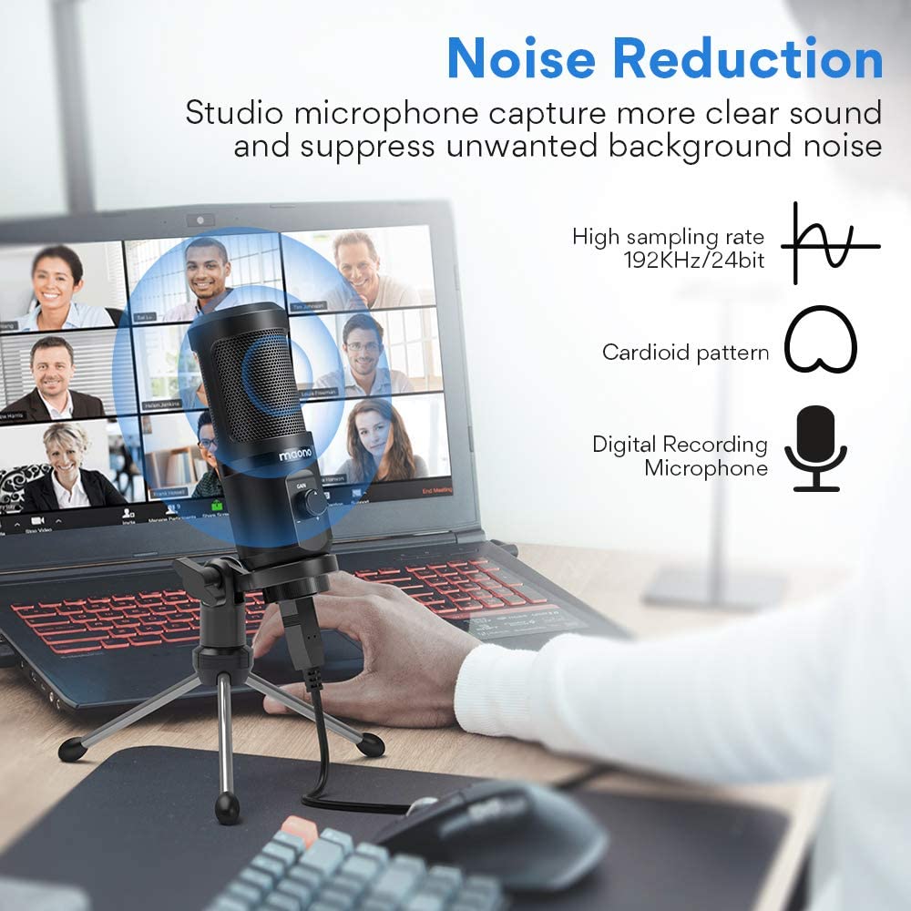 Maono AU-PM461TR USB Podcasting Microphone