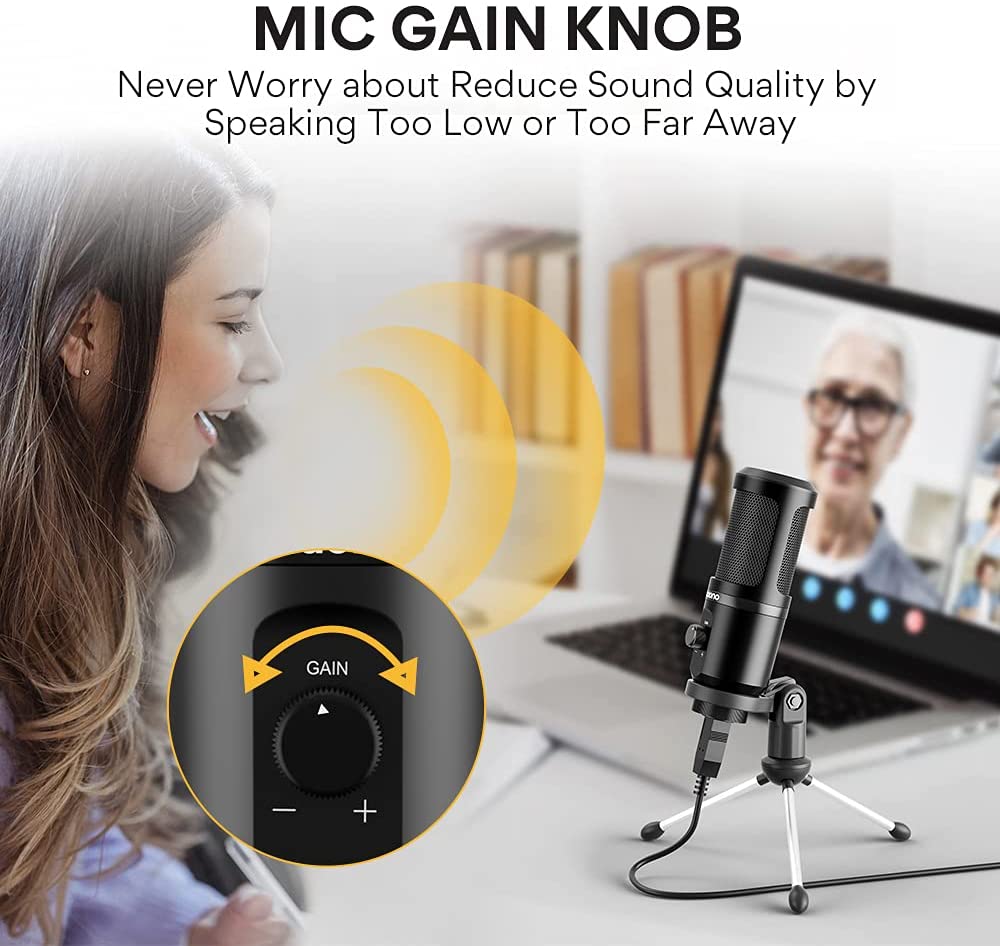 Maono AU-PM461TR USB Podcasting Microphone