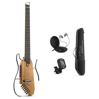 Donner HUSH-I Acoustic-Electric Guitar Kit - Maple Natural