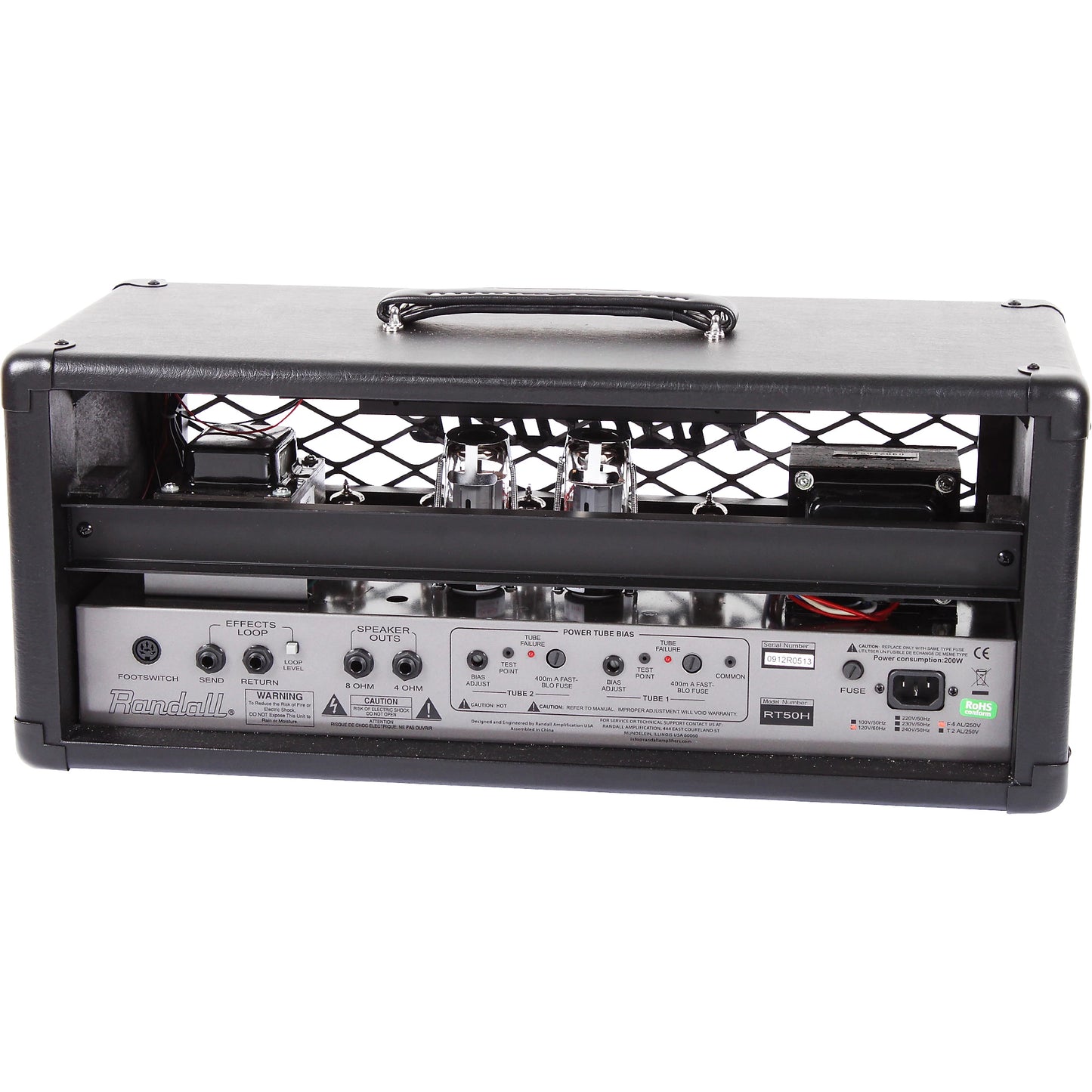 Randall RT50H 50W Tube Guitar Amp Head