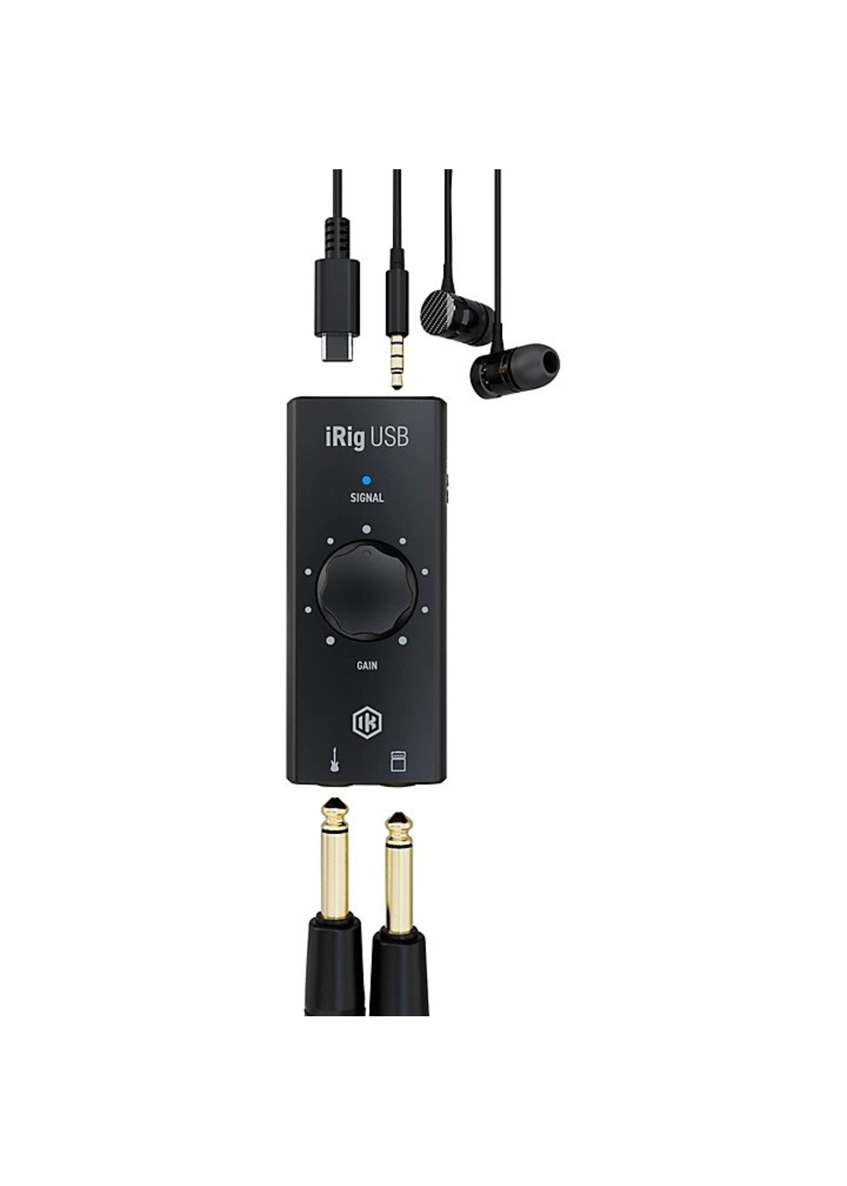 IK Multimedia iRig USB Instrument Audio Interface (USB-C) Standard