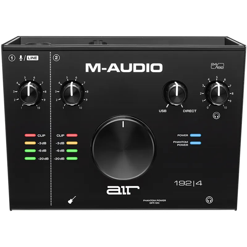 M-Audio AIR 192|4 Audio Interface for Recording, Podcasting, Streaming + Music Production Software