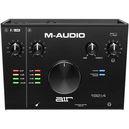 M-Audio AIR 192|4 Audio Interface for Recording, Podcasting, Streaming + Music Production Software