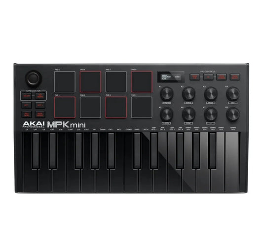 Akai Pro MPK Mini MK3 - 25 Key USB MIDI Keyboard Controller (Black Special Edition)